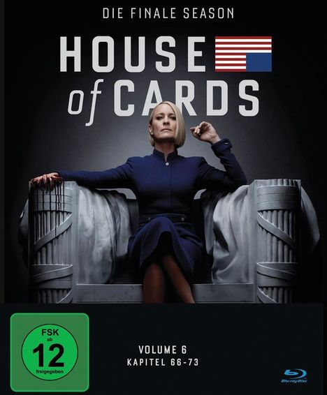 House Of Cards Season 6 (finale Season) (Blu-ray), 3 Blu-ray Discs