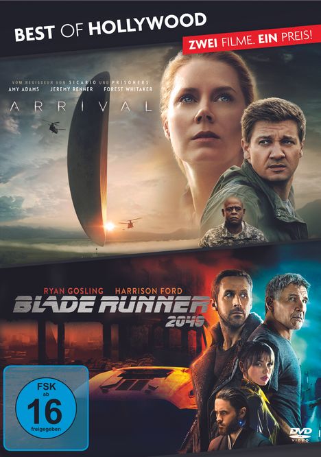 Arrival / Blade Runner 2049, 2 DVDs