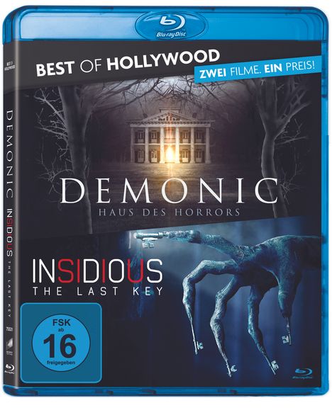 Demonic / Insidious The Last Key (Blu-ray), 2 Blu-ray Discs
