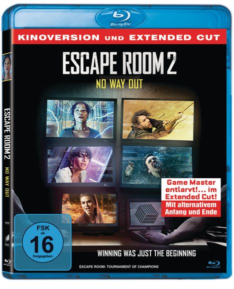 Escape Room 2: No Way Out (Blu-ray), Blu-ray Disc