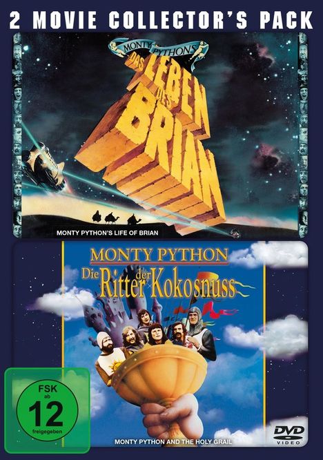 Monty Python - Die Ritter der Kokosnuss / Monty Python - Das Leben des Brian, 2 DVDs