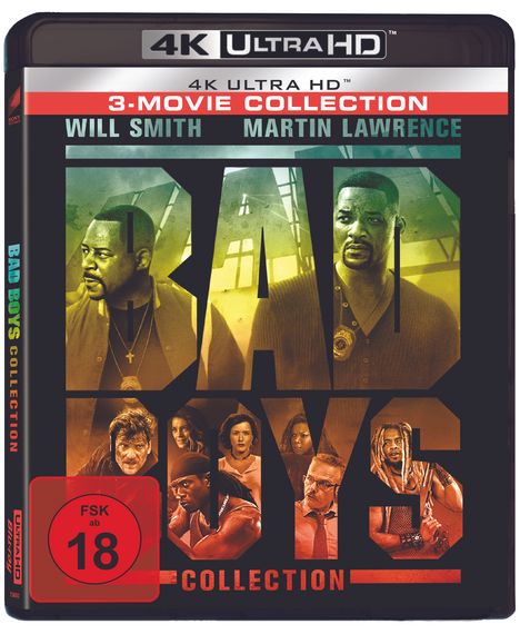 Bad Boys 1-3 Collection (Ultra HD Blu-ray), 3 Ultra HD Blu-rays