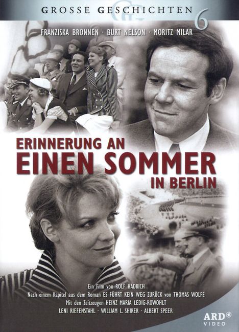 Erinnerungen an einen Sommer in Berlin, DVD