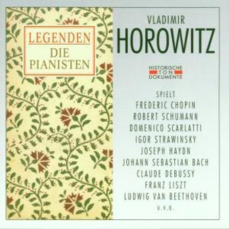 Vladimir Horowitz,Klavier, 2 CDs