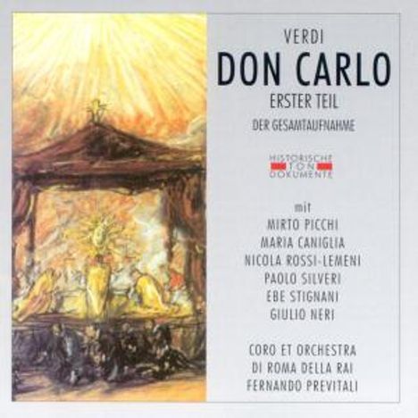 Giuseppe Verdi (1813-1901): Don Carlos (1.Teil), 2 CDs
