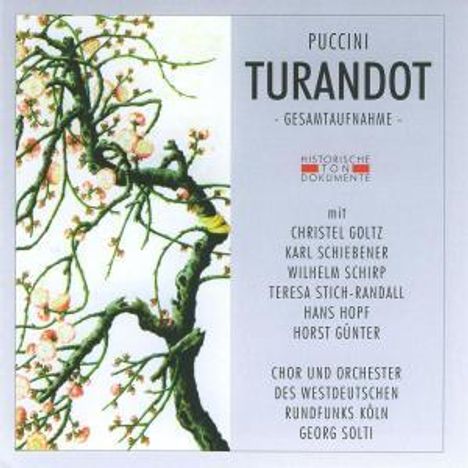 Giacomo Puccini (1858-1924): Turandot (in deutscher Sprache), 2 CDs