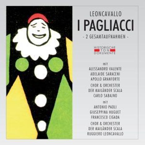 Ruggero Leoncavallo (1857-1919): Pagliacci (2 Gesamtaufnahmen), 2 CDs