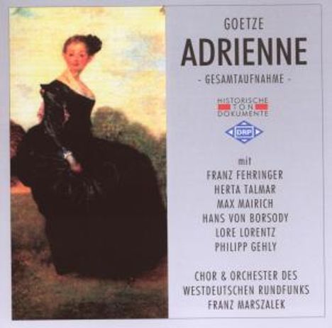 Walter Goetze (1883-1961): Adrienne, 2 CDs