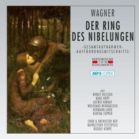 Richard Wagner (1813-1883): Der Ring des Nibelungen (Gesamtaufnahme im MP3-Format), 2 MP3-CDs