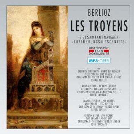Hector Berlioz (1803-1869): Les Troyens (5 Gesamtaufnahmen im MP3-Format), 2 MP3-CDs