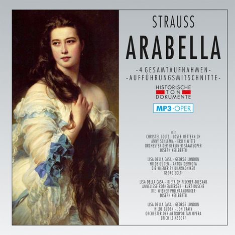 Richard Strauss (1864-1949): Arabella (4 Gesamtaufnahmen im MP3-Format), 2 MP3-CDs