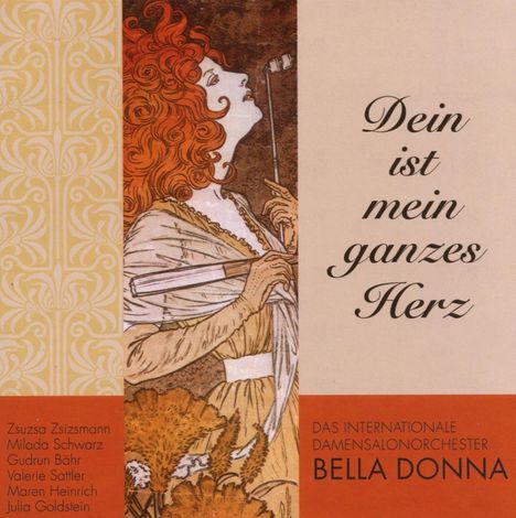 Bella Donna - Das internationale Damensalonorchester, CD