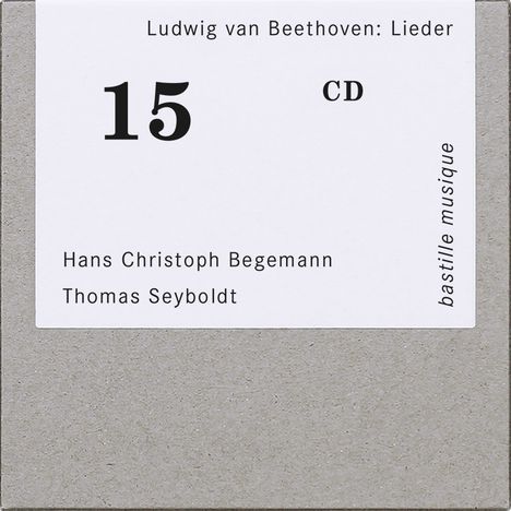 Ludwig van Beethoven (1770-1827): Lieder, CD