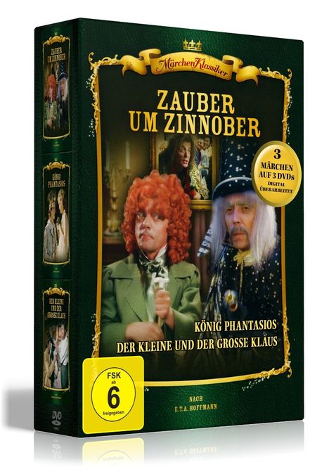 Zauber um Zinnober / König Phantasios / Der kleine und der grosse Klaus, 3 DVDs