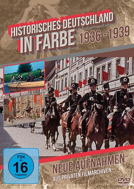 Historisches Deutschland in Farbe 1936-1939, DVD