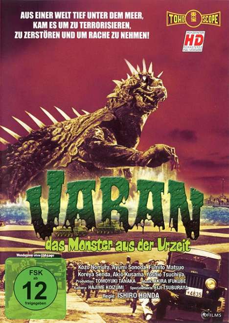 Varan - Das Monster aus der Urzeit, DVD