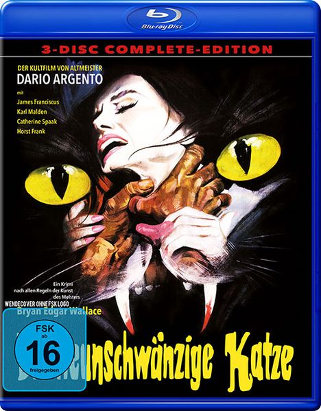 Die neunschwänzige Katze (Blu-ray &amp; DVD), 1 Blu-ray Disc und 2 DVDs