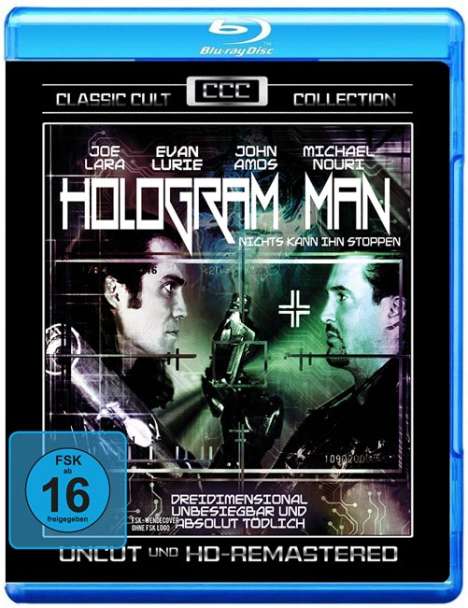 Hologram Man (Blu-ray), Blu-ray Disc