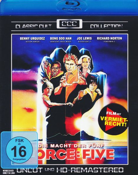 Die Macht der Fünf (Blu-ray), Blu-ray Disc