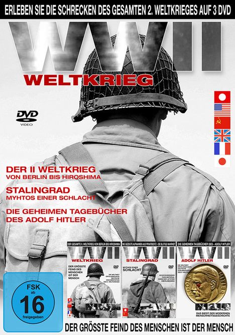 Krieg: Der zweite Weltkrieg - WWII, 3 DVDs