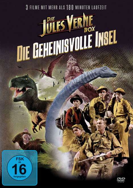 Die Jules Verne Box - Die geheimnisvolle Insel (3 Filme auf 1 DVD), DVD