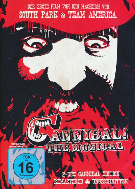 Cannibal! The Musical, 2 DVDs