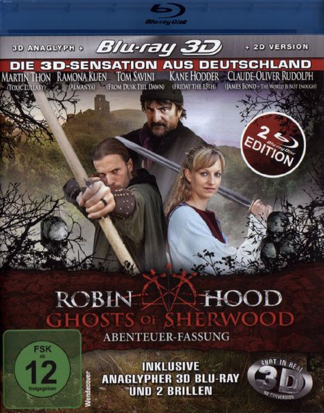 Robin Hood - Ghosts of Sherwood - Abenteuer-Fassung  (3D Blu-ray), 2 Blu-ray Discs