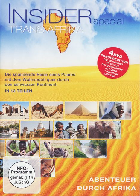 Trans Afrika, 4 DVDs