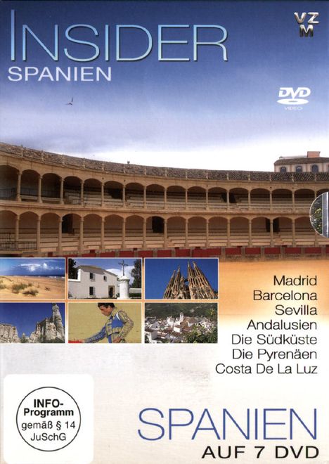 Spanien - Insider Spanien Box, 7 DVDs