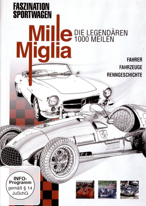 Die Mile Miglia - Die legendären 1.000 Meilen, DVD