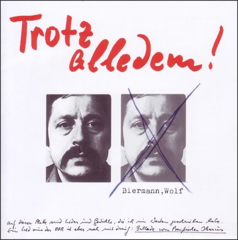 Wolf Biermann: Trotz alledem!, CD