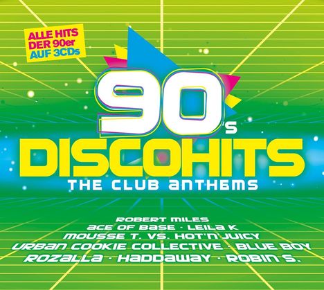 90s Disco Hits: The Club Anthems, 3 CDs