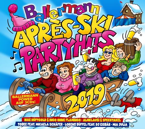 Ballermann Apres Ski Party Hits 2019, 3 CDs