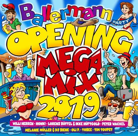 Ballermann Opening Megamix 2019, 2 CDs