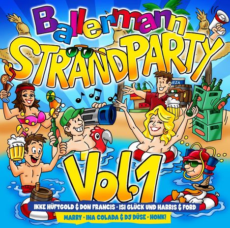 Ballermann Strandparty Vol.1, 2 CDs