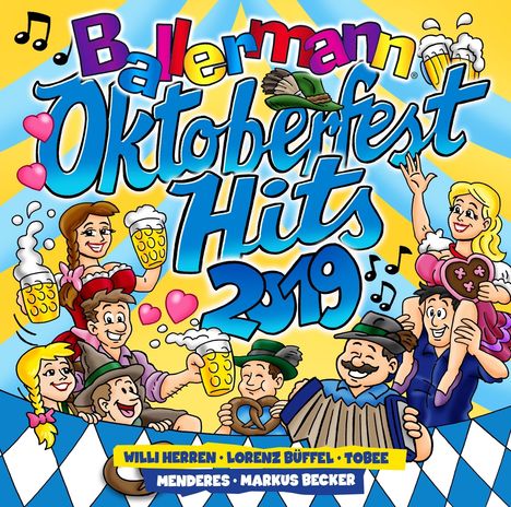 Ballermann Oktoberfest Hits 2019, 2 CDs