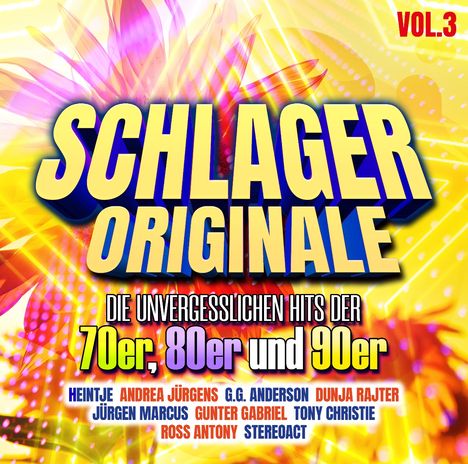 Schlager Originale: Unvergessliche Hits Vol.3, 2 CDs