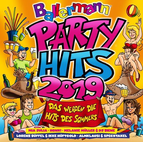 Ballermann Partyhits 2019: Das werden die Hits des Sommers, 2 CDs