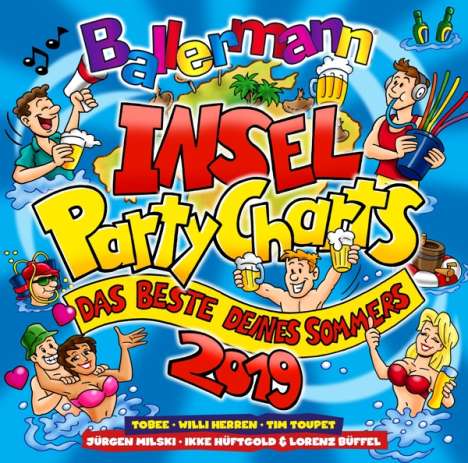 Ballermann Inselpartycharts: Das Beste deines Sommers 2019, 2 CDs