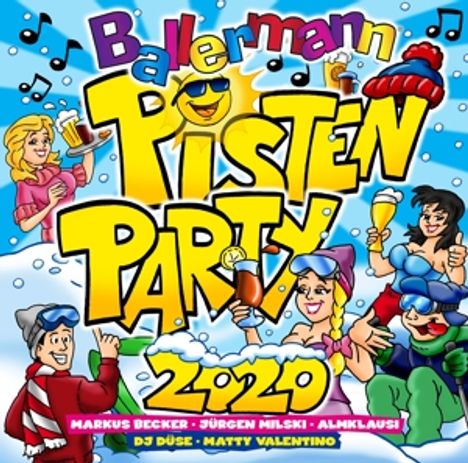 Ballermann Pistenparty 2020, 2 CDs