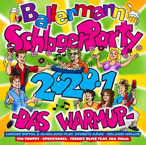 Ballermann Schlagerparty 2020.1: Das Warmup, 2 CDs