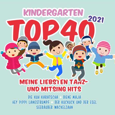 Kindergarten Top 40 2021, 2 CDs