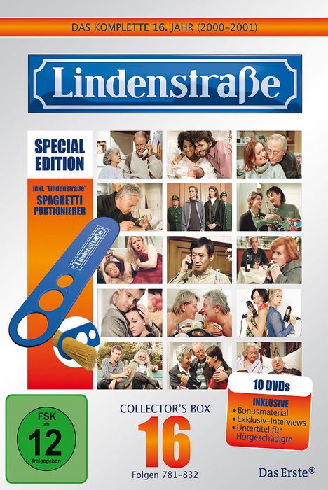 Lindenstraße Staffel 16 (Limited Edition mit Spaghetti-P.), 10 DVDs