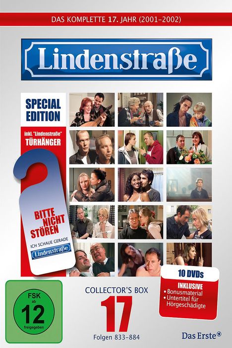 Lindenstraße Staffel 17 (Limited Edition mit Türschild), 10 DVDs