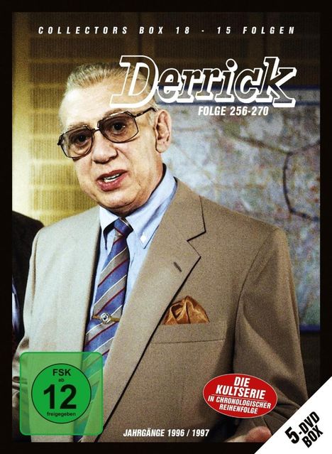 Derrick Collector's Box Vol. 18 (Folgen 256-270), 5 DVDs
