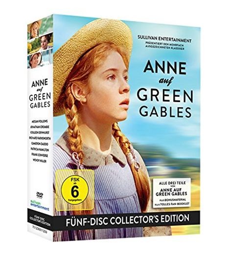 Anne auf Green Gables (Collector's Edition), 5 DVDs