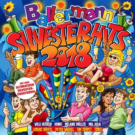 Ballermann Silvesterhits 2018, 2 CDs