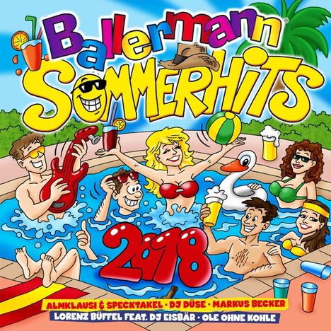 Ballermann Sommer Hits 2018, 2 CDs