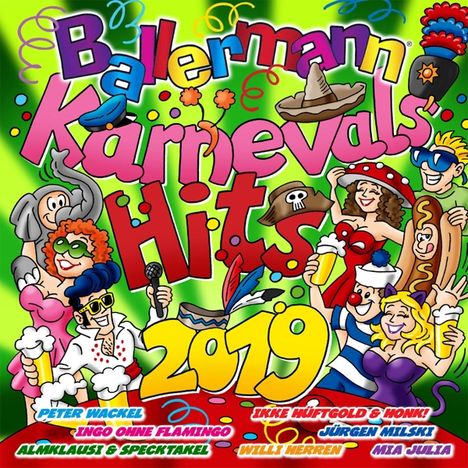 Ballermann Karnevals Hits 2019, 2 CDs