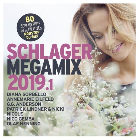 Schlager Megamix 2019.1, 2 CDs